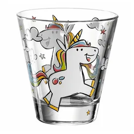 LEONARDO 6er Set Leonardo Wasserglas Bambini 215 ml Glas Bunt