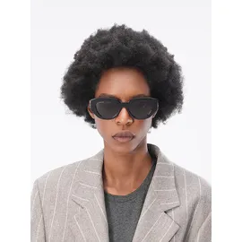 GUCCI Damenbrille, Schwarz/Schwarz/Grau, 62 - 62 (XL)