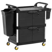 Ulsonix Reinigungswagen ULX-OFPP Schwarz