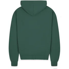 bazix republiq Super Heavy Blank Zip-Hoodie Herren Grün M
