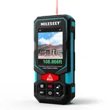 MiLESEEY S7 Professional Laser Entfernungsmesser mit Kamera,Messbereich 100m,P2P-Technologie,IP65,± 2 mm Messgenauigkeit,3x3 V Wiederaufladbare Batterien,für den Außenbereich