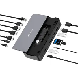 Verbatim USB-C Pro Docking Station CDS-15SSD, USB-C 3.1 [Buchse] (32174)