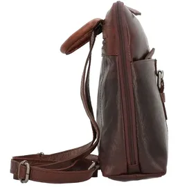 Spikes & Sparrow City Rucksack Leder 27 cm Braun