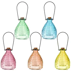 Wespenfalle aus Glas - Wespenfänger 10x13 cm - giftfrei - unschädlich für Bienen