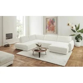 Lounge Collection Wohnlandschaft Chenille 3-Sitzer Beige