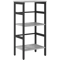 VidaXL Bücherregal 40 x 29,5 x 81 cm Grau