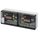 Phoenix Contact Überspannungsschutzbox 4 MPPT, Typ 1+2 je 2 x In / Out, I max je 40 A, Klemmen