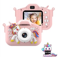 autolock Kinder Kamera, 2.0”Display Digitalkamera Kinder,1080P HD Kinderkamera rosa