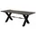 MASSIVMOEBEL24.DE Esstisch Akazie 240x100x76 grau lackiert IRON LABEL #118 - Grau