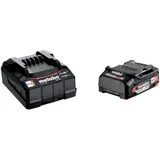 Metabo Basis Set 1x Li-Power Akkupack 18 V 2,0 Ah Akku + SC 36 Ladegerät