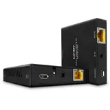 Lindy HDMI 18G & IR Extender HDMI® HDMI Extender über Netzwerkkabel RJ45 50m Cat.6 Verteiler Und Black