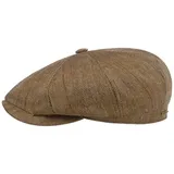 Stetson Flat Cap (1-St) Schirmmütze mit Schirm, Made in the EU beige|braun 60 cm