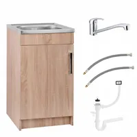 stamar Unterschrank Spülenschrank 50 x 40 x 0 cm Braun