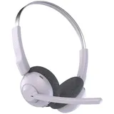 JLab Go Work Pop Wireless On-Ear Bluetooth Kopfhörer 50h Stunden Spielzeit, Mikrofonarm, Bluetooth-Multipoint-Technologie