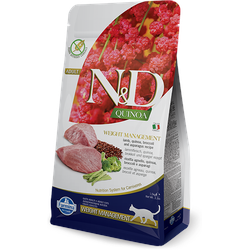 FARMINA N&D Cat Quinoa WEIGHT MANAGEMENT Lamb & Broccoli 1.5 kg (Mit Rabatt-Code FARMINA-5 erhalten Sie 5% Rabatt!)