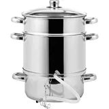 muchome Dampfentsafter 8L silber