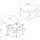 [en.casa] Couchtisch, Kandas mit Hebeplatte 70x49 cm, Schwarz, [en.casa]