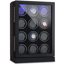 Klagenfurt Uhrenbeweger Rechts-Links-Lauf 12 Uhren LED Touch-Display