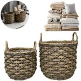 Rattan Pflanzkübel Nami Wave klein groß Blumentopf dekorativ Balkon Terrasse Gar