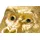 Kare Design Deko Figur Monkey Gorilla Side Medium goldfarben