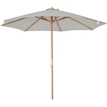 Outsunny Holzschirm 300 x 300 cm Grau
