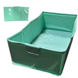 YRTUOP Faltbare Hundepool, Tragbar Hund Schwimmbecken rutschfest Hund Planschbecken Hundebadewanne Hundeschwimmbad Für Garten Terrasse Balkon Drinnen Draußen, 80x40x20cm