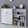 MID.YOU Office Edition Aktenschrank 168,8 x 113,6 x 33 grau, weiß hochglänzend