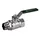 OPAL Giacomini Kugelhahn R254WL 254WX054 3/4", grüner Hebelgriff, Innen- und Außengewinde