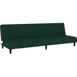 vidaXL vidaXL, Schlafsofa 2-sitzer Dunkelgrün Samt