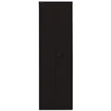 Bisley Aktenschrank Universal Flügeltürenschrank in Schwarz - Maße: H 196 x B 60 x T 40 cm schwarz