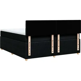 vidaXL Boxspringbett 180 x 200 cm Schwarz