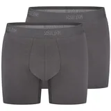 SLOGGI Retro Boxer grau XXL 2er Pack