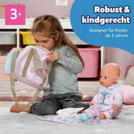 BABY BORN Puppenwickeltasche Wickeltasche Blumen rosa 837894