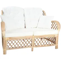 vidaXL 2-Sitzer-Sofa Rattan