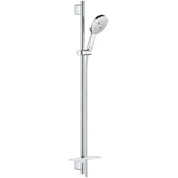 GROHE Rainshower SmartActive 130 Brausestangenset, 3 Strahlarten, Brausestange 90 cm 26578000, Badarmaturen, chrom