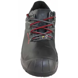 ELTEN RENZO XW Low ESD S3, Damen und Herren, Leder, Stahlkappe, leicht, robust, Schwarz,