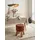 KADIMA DESIGN Sitzhocker Leder 35 x 46 x 35 cm Braun