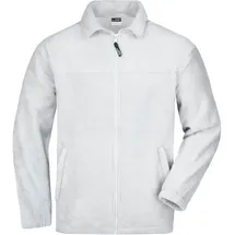 James & Nicholson Fleecejacke JN044 - M - Weiß