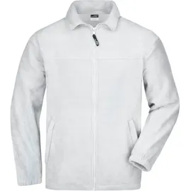 James & Nicholson Fleecejacke JN044 - M - Weiß