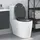 vidaXL Toilettensitz Quick Release Absenkautomatik Anthrazit