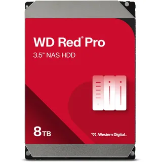 Western Digital WD Red Pro WD8005FFBX NAS HDD - 8 TB 7200 rpm 256 MB 3,5 Zoll SATA 6 Gbit/s CMR
