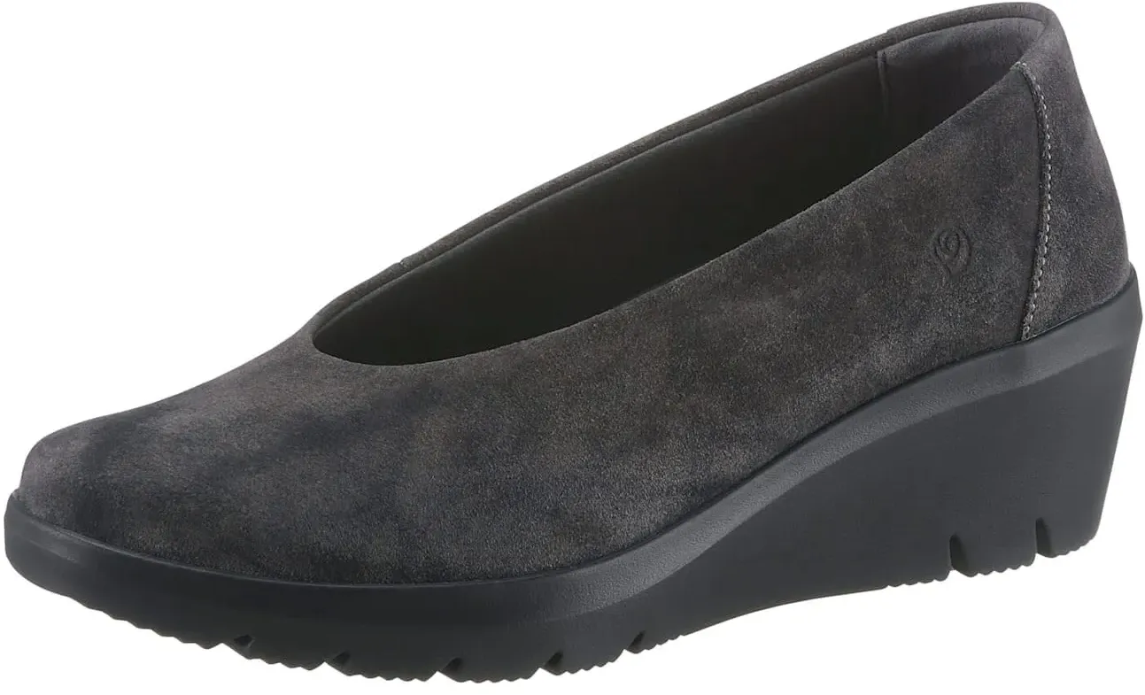 Slipper SUAVE Gr. 40, grau (anthrazit) Damen Schuhe