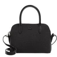 Lacoste Chantaco Classics Handtasche Leder 25 cm noir