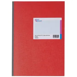KÖNIG & EBHARDT Geschäftsbuch A4 kariert Rot