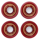 YOW Ura 82a Skateboard-räder - Red - 66 x 51 mm