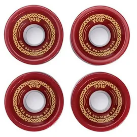 YOW Ura 82a Skateboard-räder - Red - 66 x 51 mm