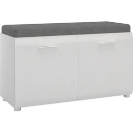 Lomadox MALABO-129 Garderoben-Set 5-teilig 120x40x180 weiß