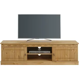 OTTO home Indra TV-Board 160 cm Beige Massivholz