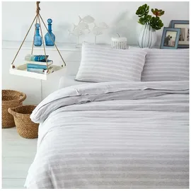 BettwarenShop Doubleface silber 200 x 200 cm + 2 x 80 x 80 cm