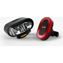 Fahrradbeleuchtung Set Front-/Rücklicht ST930 USB Bremssensor Einheitsfarbe No Size